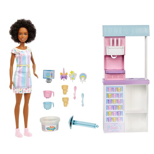 Barbie Ice Cream Shopkeeper Doll Playset
