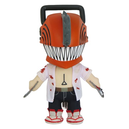 Chainsaw Man Chainsaw Man Fight Vinyl Head FigureKey 8-Inch Moveable Plush