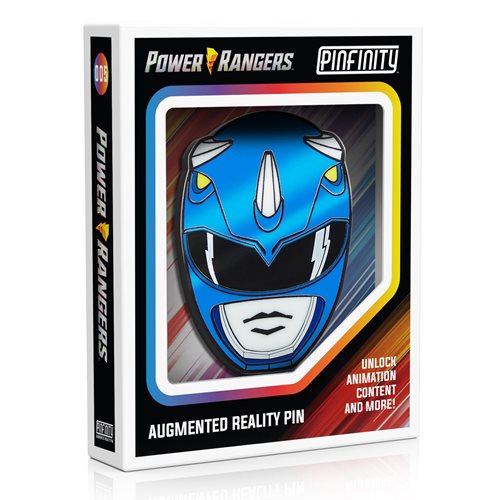 Power Rangers Blue Ranger Augmented Reality Enamel Pin
