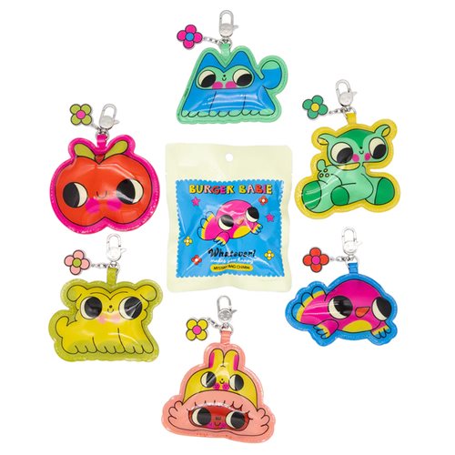 Burger Babie Mystery Blind-Box Padded Vinyl Bag Charm Case of 12