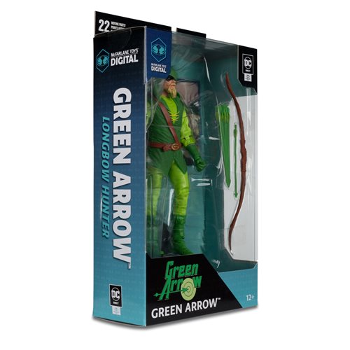 DC Direct Green Arrow Longbow Hunter 7-Inch Scale Wave 2 Action Figure with McFarlane Toys Digital C