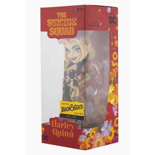 Harley Quinn The Suicide Squad Movie 7 1/2-Inch Vinyl Figure: Black and Gold Edition