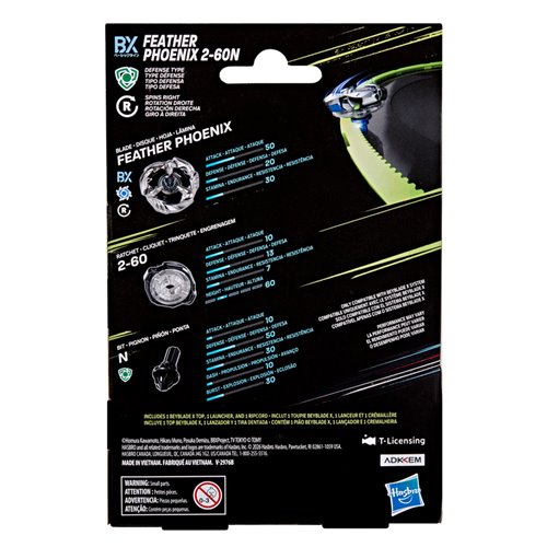 Beyblade X Feather Phoenix 2-60N BX Starter Pack Set