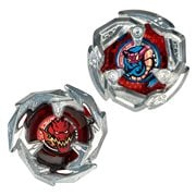 Beyblade X Tail Viper 5-80O and Sword Dran 3-60F Dual Pack Set with 2 Right-Spinning Tops