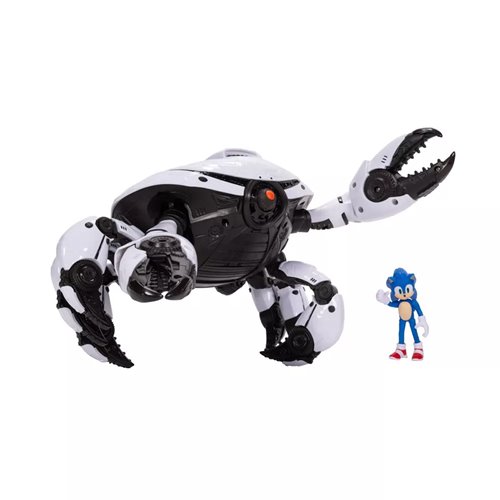 Sonic the Hedgehog 3 Movie Crab Mech Playset with 2 1/2-Inch Sonic Action Figure