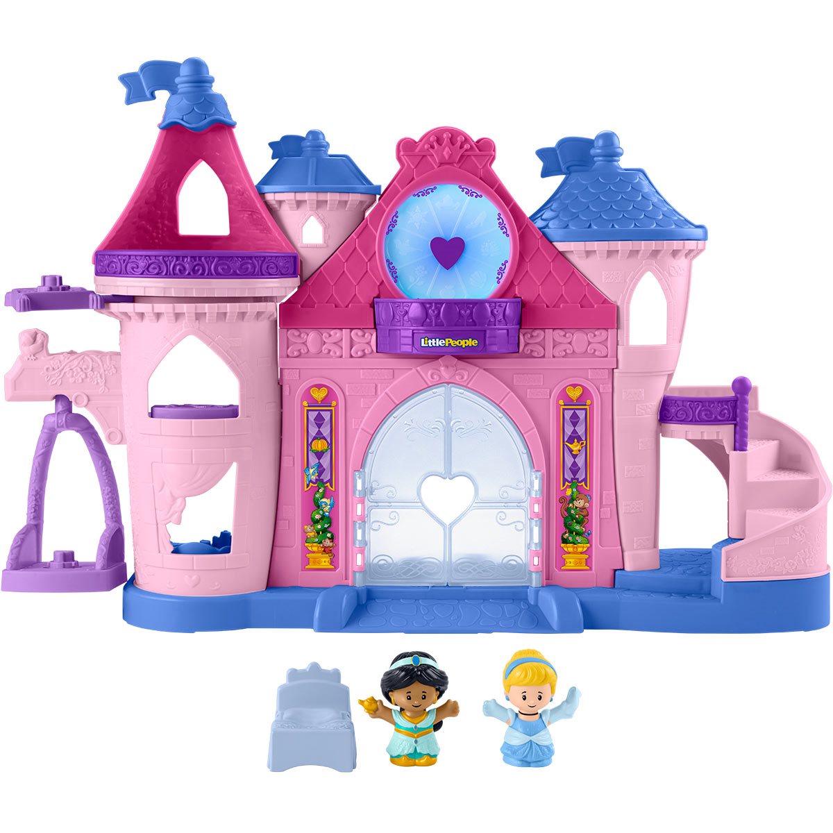 Fisher Price Little People Disney Musical Castle Fireworks With A lot ...