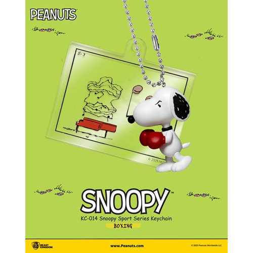 Peanuts Snoopy KC-014 Sporty Scene Series Key Chain Blind Box Case of 6