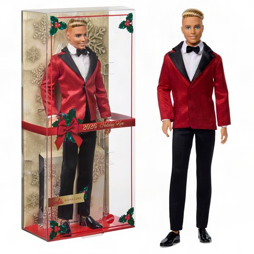 Barbie 2026 Holiday Ken Doll with Blonde Hair