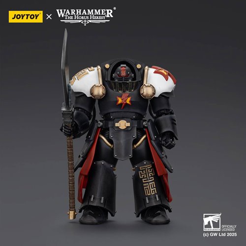 Joy Toy Warhammer The Horus Heresy White Scars Ebon Keshig Terminator 2 with Power Glaive 1:18 Scale