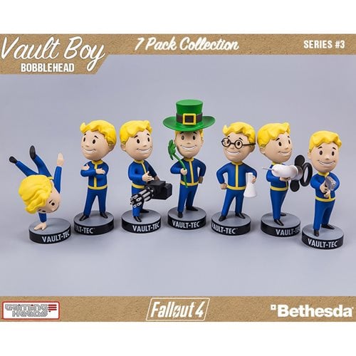 Fallout 4 Vault Boy 111 5-Inch Bobble Head Ser. 3 7-Pack Set
