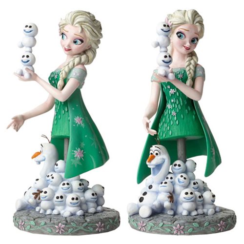 Frozen Fever Elsa and Olaf Grand Jester Mini-Bust