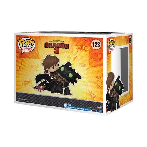 How to Train Your Dragon Hiccup with Toothless Deluxe Funko Pop! Ride