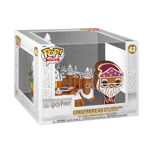 Harry Potter Gingerbread Dumbledore with Hogwarts Funko Pop! Town