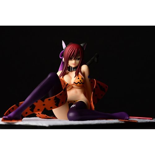 Fairy Tail Erza Scarlet Halloween Cat Gravure Style 1:6 Scale Statue