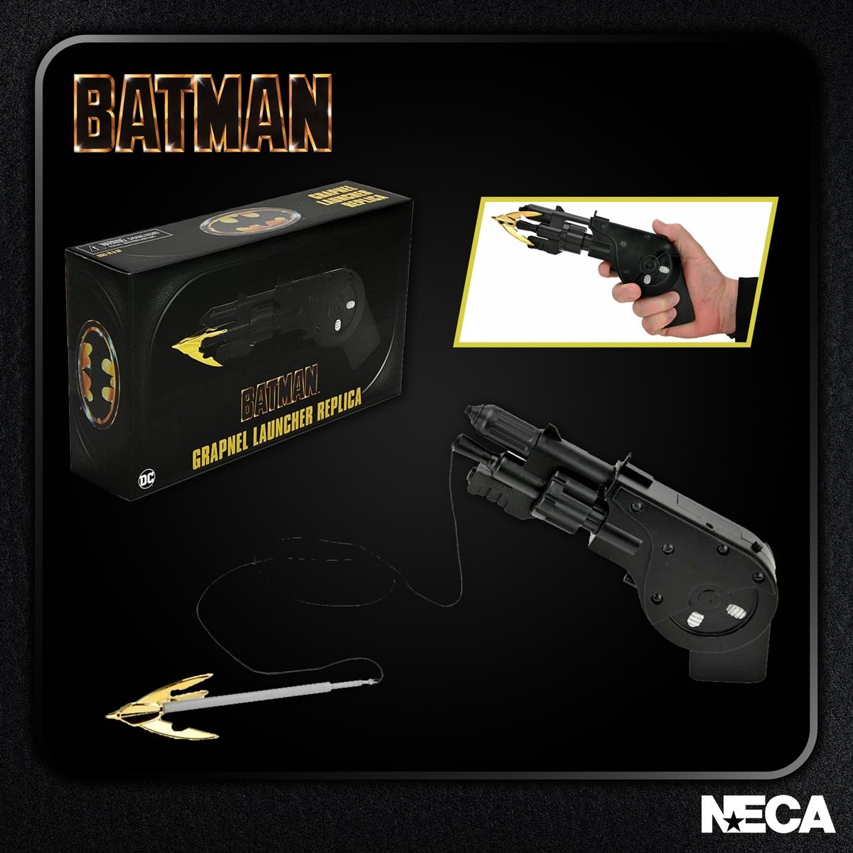Toy Review: NECA Batman Grapnel Launcher Prop Replicas, 56% OFF