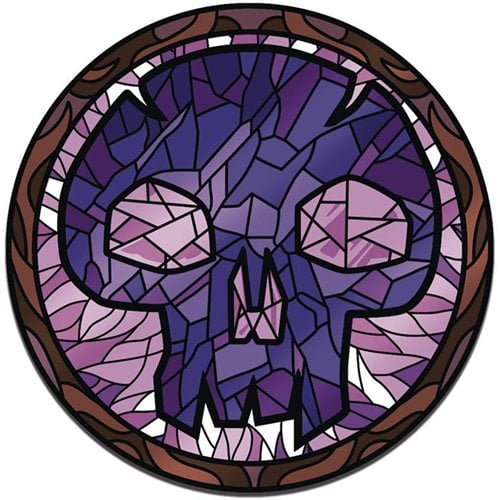 Magic: The Gathering Stained Glass Swamp Augmented Reality Pin