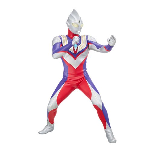 Ultraman Tiga Kagayakeru Monotachi Multi-Type Hero's Brave Statue