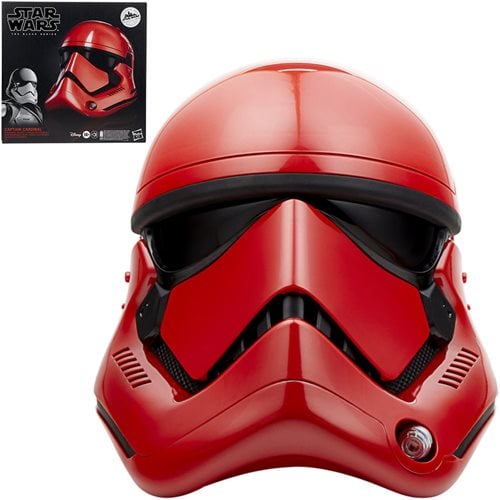 Star Wars The Black Series Galaxy's Edge Captain Cardinal Electronic Helmet Prop Replica