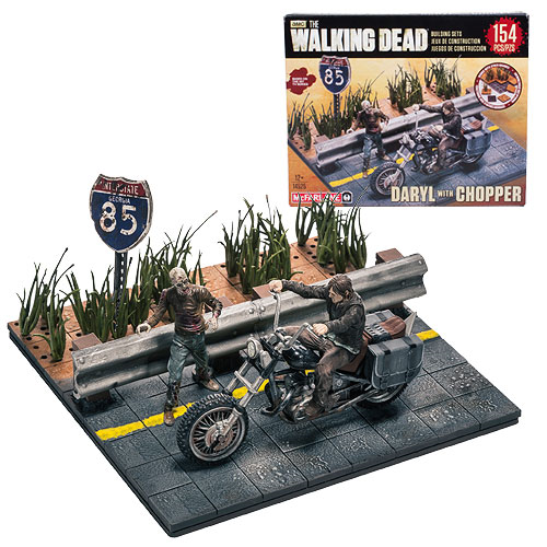 The Walking Dead Daryl Dixon with Chopper Mini-Figure Building Set