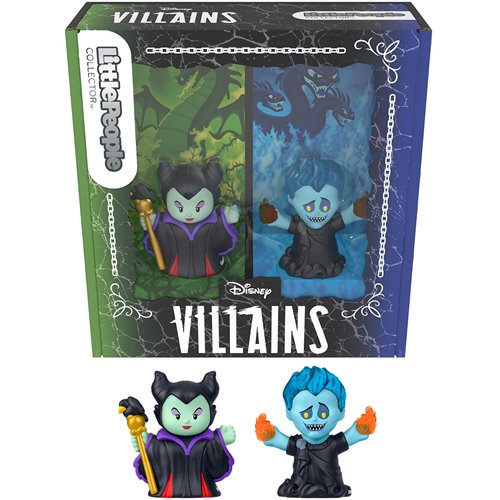 Disney Villains Maleficent and Hades Little People Collector Figure Set