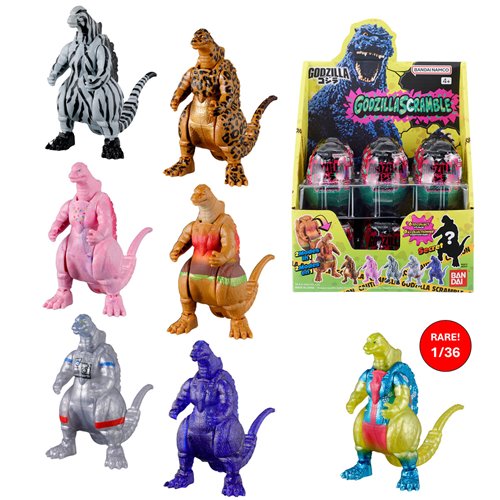 Godzilla Scramble Collection Wave 1 Blind-Box Action Figure Display of 12