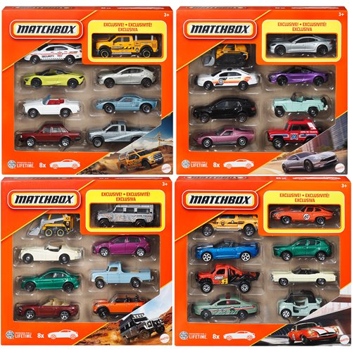 Matchbox 1:64 Scale 2025 Wave 2 Die-Cast Vehicle 8-Pack Case of 6