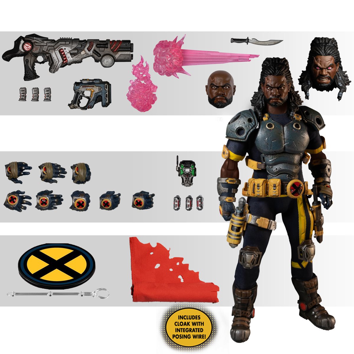 Mezco Cable Marvel X-men One:12 Collective 6 Inch Figure In Stock New 