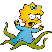The Simpsons Treehouse of Horror Alien Maggie FiGPiN Classic 3-Inch Enamel Pin