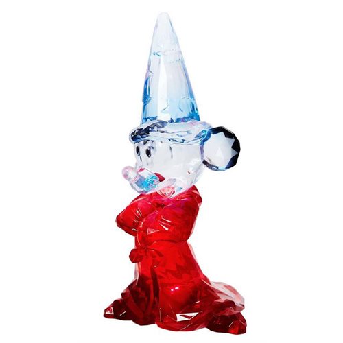 Disney Facets Fantasia Sorcerer Mickey Light-Up Acrylic Statue