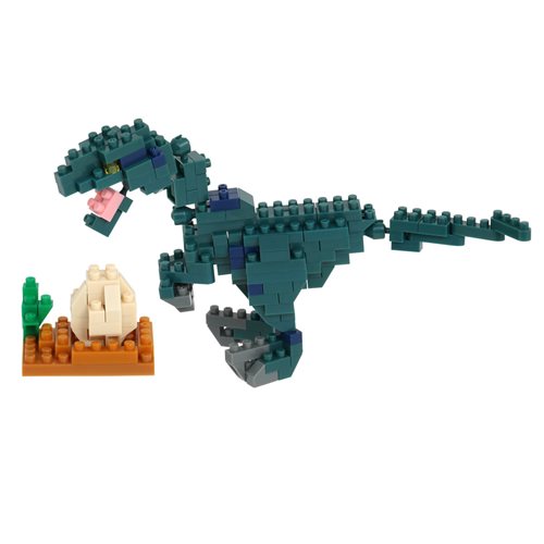 Velociraptor Dinosaur Nanoblock Constructible Figure