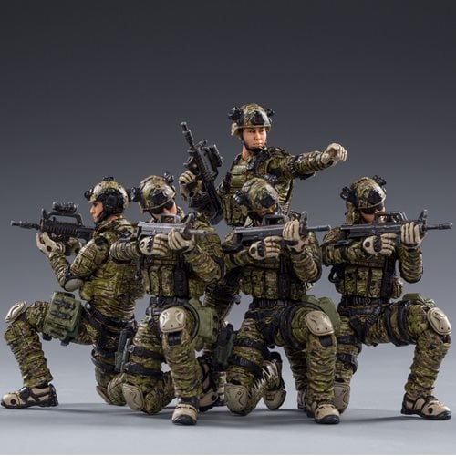 Joy Toy Pla Army Ground Force 1:18 Scale Action Figure 5-Pack