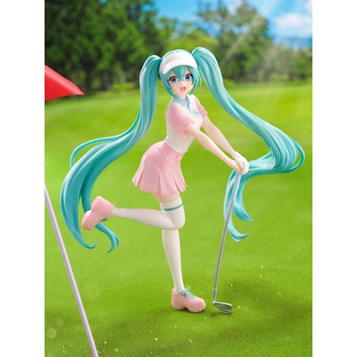 Vocaloid Miku Hatsune Golf Holiday Memories Statue