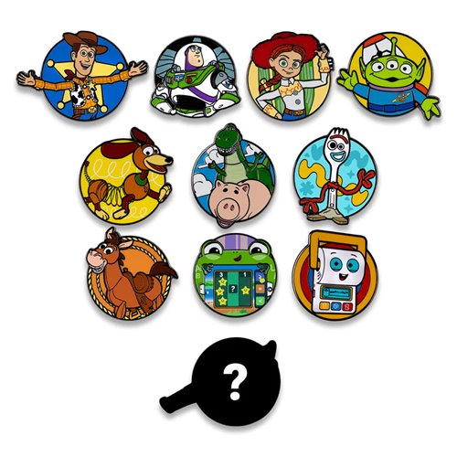 Toy Story 5 Mystery Minis Series 1 Enamel Pin Display of 10