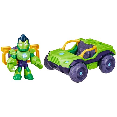 Iron Man and his Awesome Friends Iron Hulk Iron Racer Action Figure & Toy Vehicle