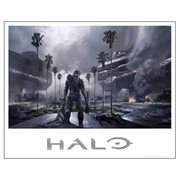 Halo 5 False Dawn Foil-Stamped Lithograph