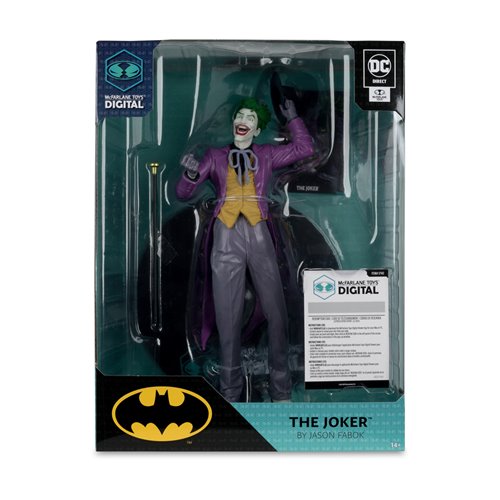 DC The Joker by Jason Fabok 1:6 Scale Posed Figure with McFarlane Toys Digital Collectible
