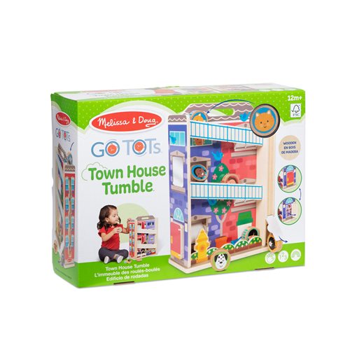 GO TOTs Wooden Town House Tumble