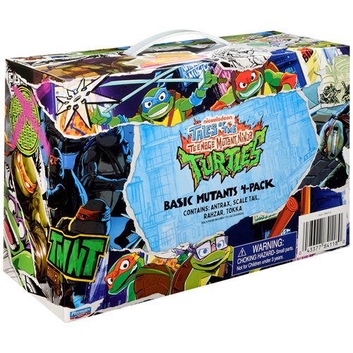 Tales of the Teenage Mutant Ninja Turtles Mutants Antrax Scale Tail Tokka Rahzar Action Figure 4-Pac