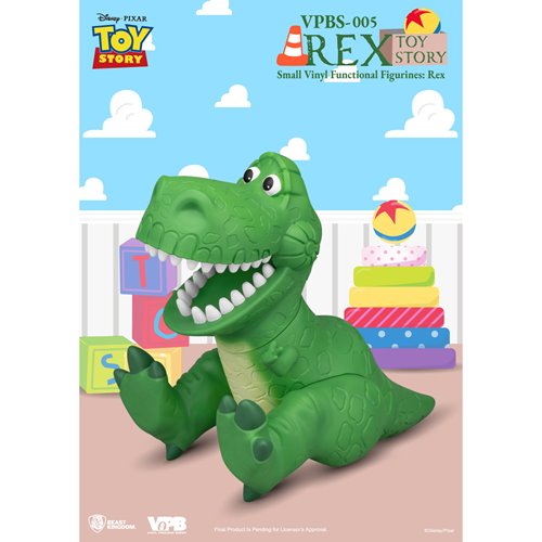 Toy Story Rex VPBS-005 Small Vinyl Piggy Bank