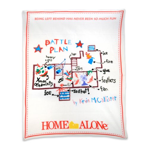 Home Alone Battle Plan Fleece Blanket