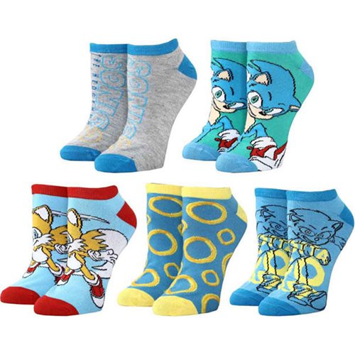Sonic the Hedgehog Ankle Sock 5-Pack