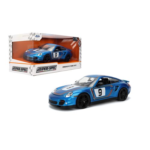 Hyper-Spec Porsche 911 Turbo 997 1:24 Scale Die-Cast Metal Vehicle