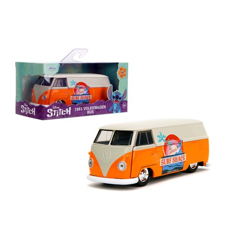 Hollywood Rides Lilo & Stitch 1961 Volkswagen Bus 1:32 Scale Die-Cast Metal Vehicle