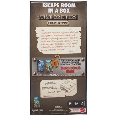 Escape Room In A Box: Time Drifters Isabelle's Story Game