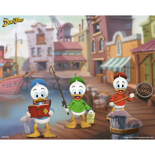 DuckTales Ultimate Huey, Dewey, and Louie 7-Inch Scale Action Figure 3-Pack