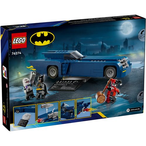 LEGO 76274 Batman with the Batmobile vs. Harley Quinn and Mr. Freeze