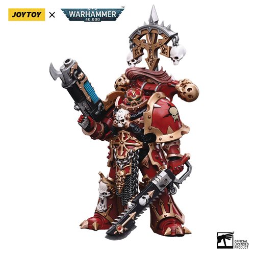 Joy Toy Warhammer 40,000 Chaos Space Marines Crimson Slaughter Brother Karvult 1:18 Scale Action Fig