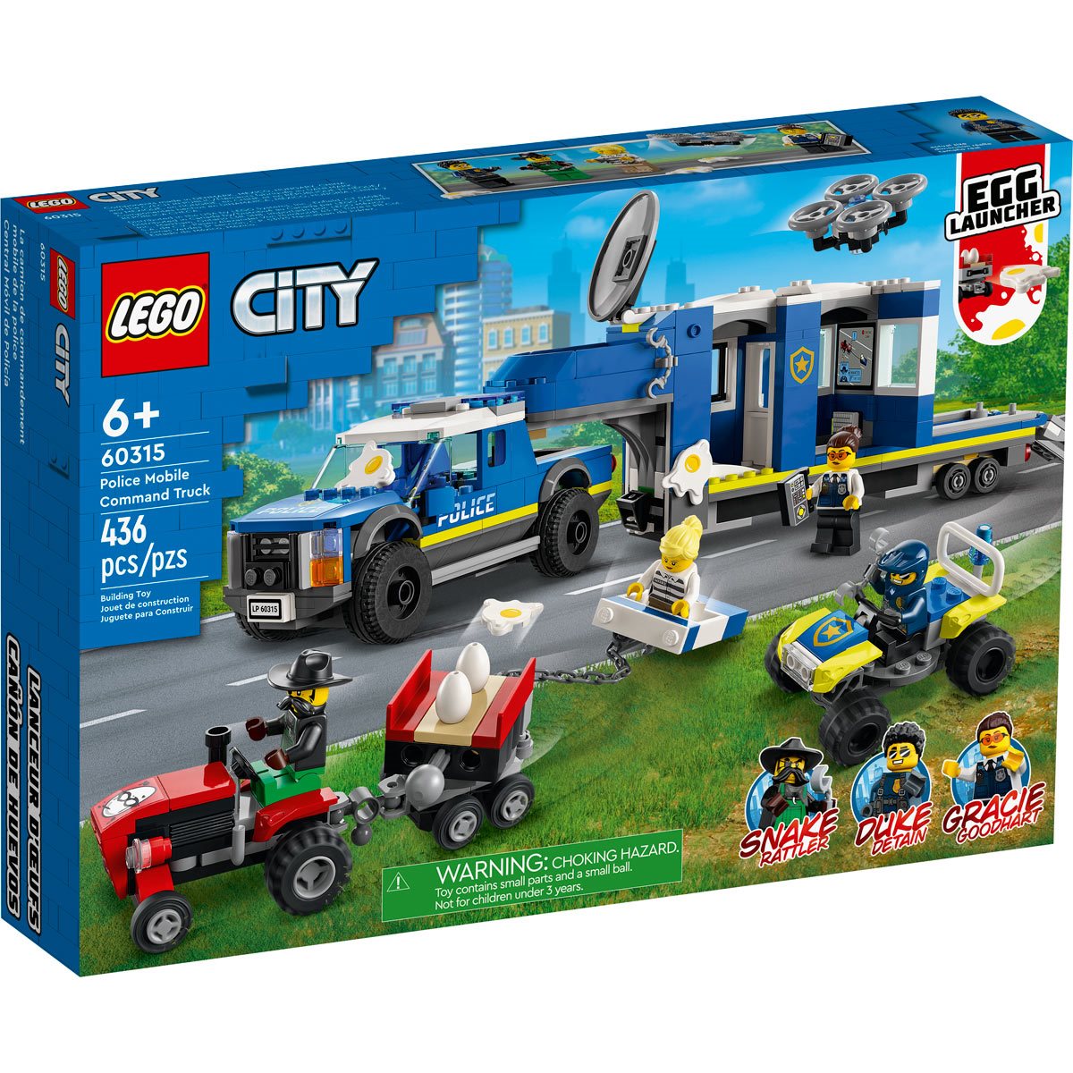 Etna voordat Theoretisch LEGO 60315 City Police Mobile Command Truck