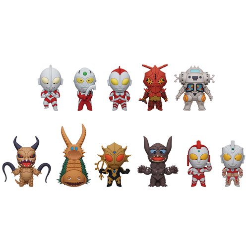 Ultraman 3D Foam Bag Clip Random 6-Pack
