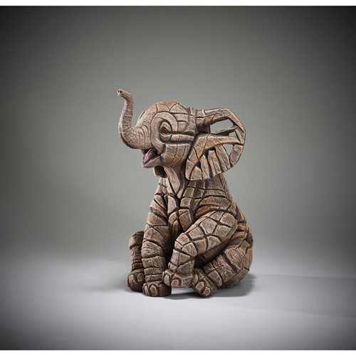 Edge Sculpture Elephant Calf Figure by Matt Buckley Statue